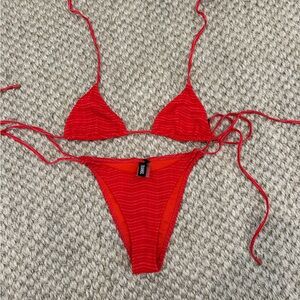 Triangl Swimwear Vibrant Red Bikini